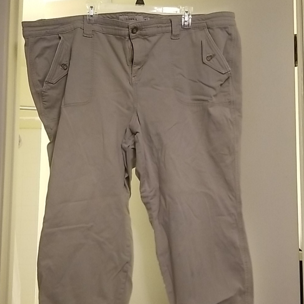 Torrid Twill Military style Crop